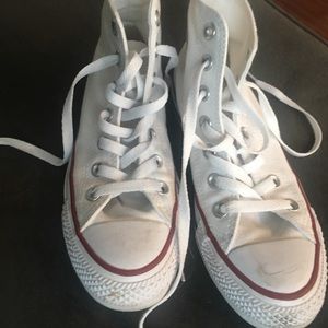White high top converse